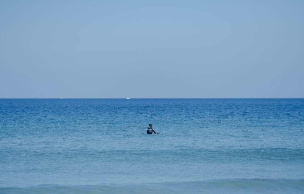 ヴィラの眼前に広がる海